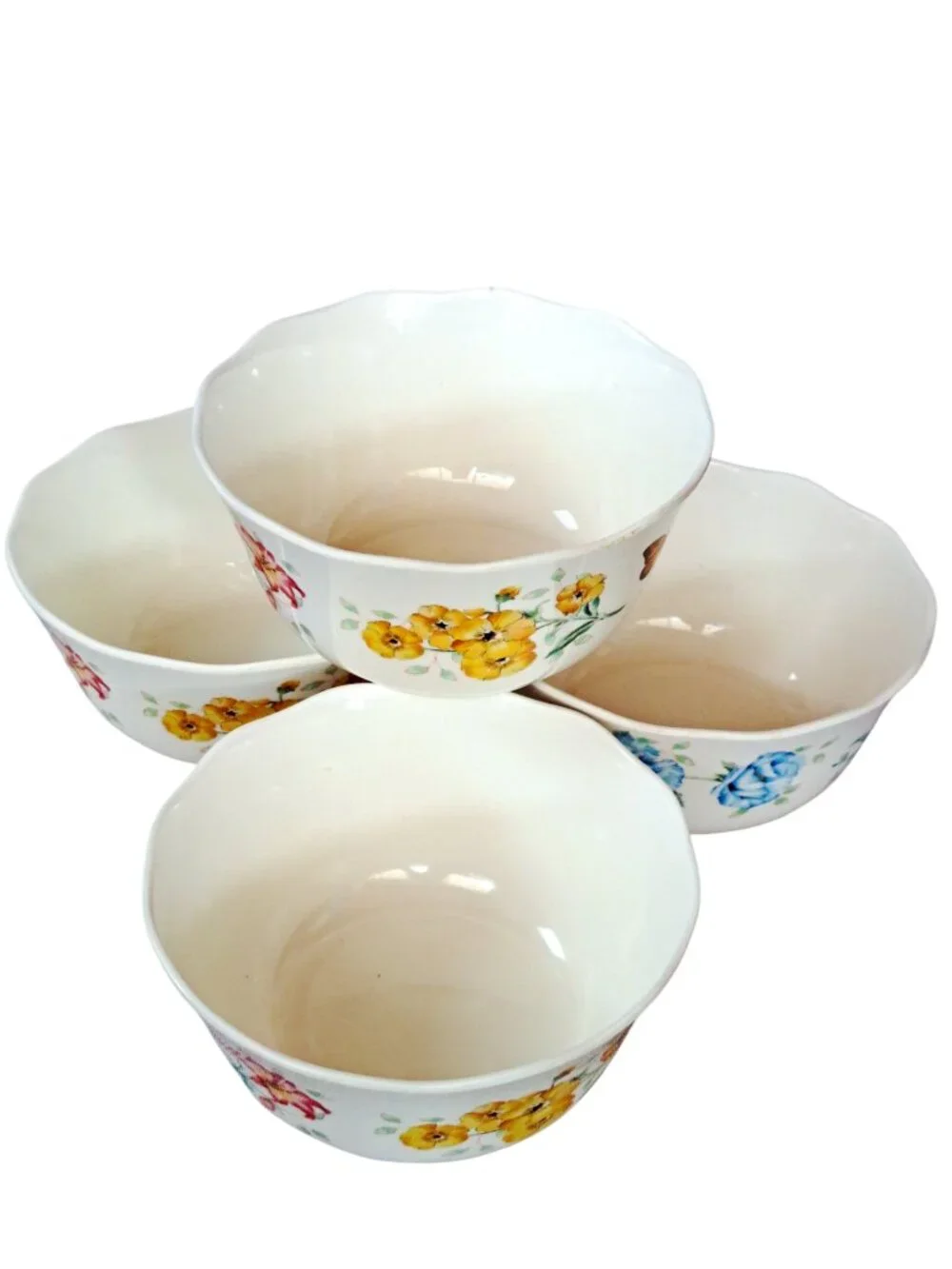 Lenox Butterfly Garden Melamine Soup Cereal Bowl 5 5/8
